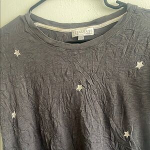 Salvage Gray Star Tee